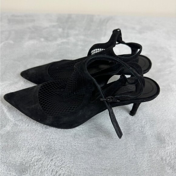 Alexander Wang  Black Pumps Suede Heels Women’s Size 36 EU - Picture 10 of 11